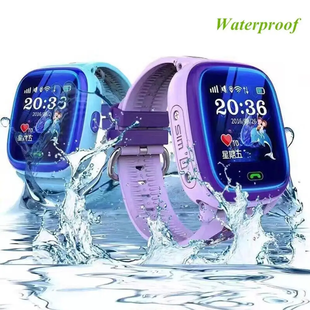 Comprar Wonlex mw400s chico s GPS WIFI Smart Watch impermeable IP67 Smart GPS reloj localizador de niños rastreador anti perdida alarma dispositivos portátiles