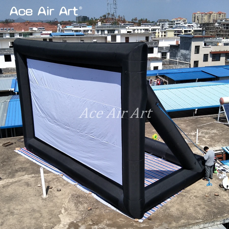 

Factory directly customized giant Inflatable air structure Movie Screen made in China