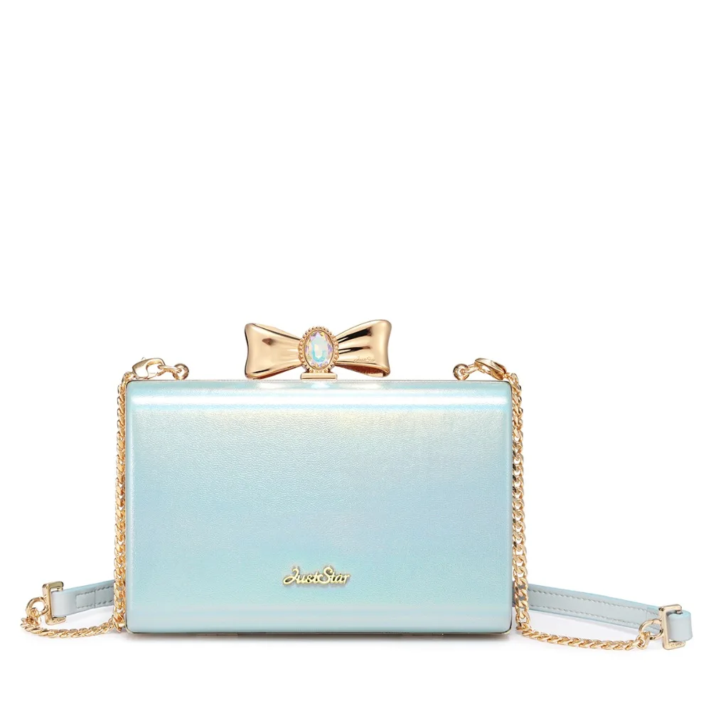 

Brand Women's PU Leather Messenger Bags Ladies Fashion Bow Shoulder Purse Female Chains Party Evening Crossbody Bags