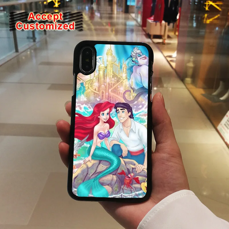 

Cover Case for iPhone 10 X XS Max XR 7 8 6 6S Plus 5 5S SE The Little Mermaid Samsung Galaxy Note 8 9 S8 S9 Plus S6 S7 Edge