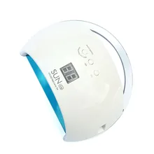 48 Вт УФ-лампа для ногтей светодиодный светильник для ногтей SUN6s с авточувствительным ЖК-дисплеем Сушилка для ногтей Гель-лак машина для отверждения инструменты для дизайна ногтей