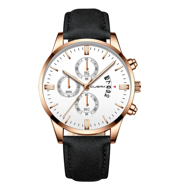 Man Crystal Stainless Steel Sport Analog Quartz Wrist Watch Top Brand Luxury Mens Business Sport Watch relogio masculino USPS -