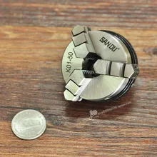 50 три-коготь патрон рука туго 50 патрон k01-50 карманный мини патрон домашний diy токарный патрон положительный и отрицательный коготь