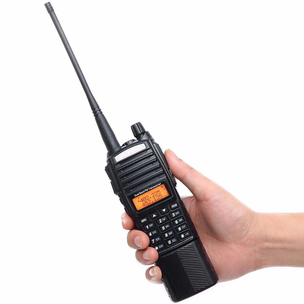 Baofeng UV 82 Plus Walkie Talkie 8 Вт Мощный 3800 мАч DC Коннектор батарея UV82 Dual PTT Band трансивер