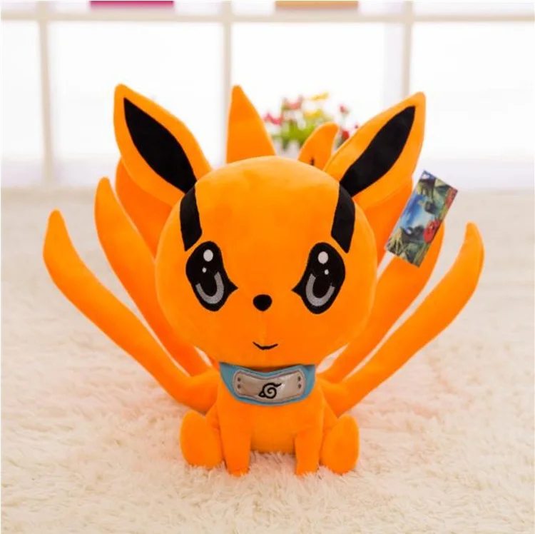 Наруто Uzumaki Kurama Kyubi Nine-Tail Fox Figurza Мягкие плюшевые игрушки наруто фигурка хвоста зверя фигурка кукла игрушка oyuncak