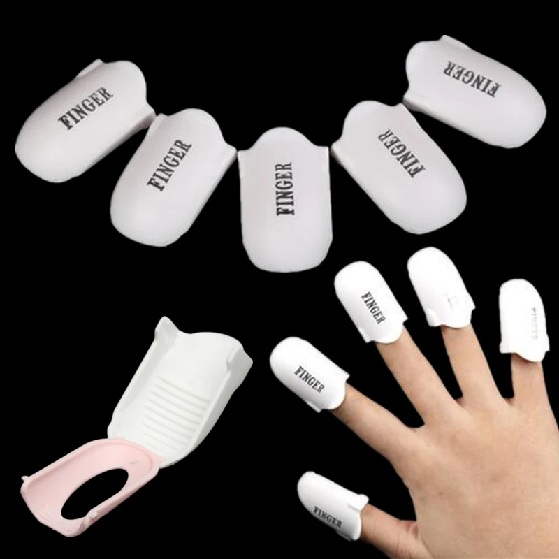 Nail Art Soak Off Finger Cap Clip UV Gel Polish Remover Tips Manicure