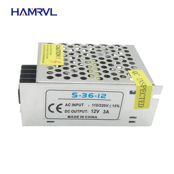 

12V 3A 36W Switching Power Supply Driver LED High Capacity Constant Voltage Transformer for Strip Light Bulb Bar Lights UPS