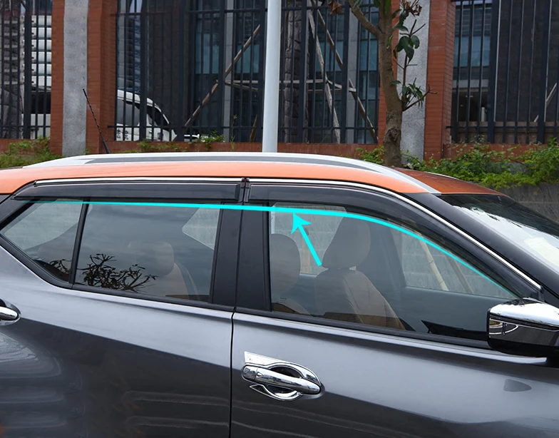 4 шт. для NISSAN KICKS 2017 козырек Windows|windows visor|nissan visorvisor visor |