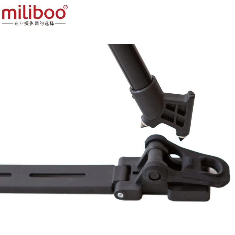 Miliboo MTT609B Профессиональный штатив из углеродного волокна с гидравлической шаровой головкой Цифровая видеокамера/камера/DSLR стенд Grand Extensio