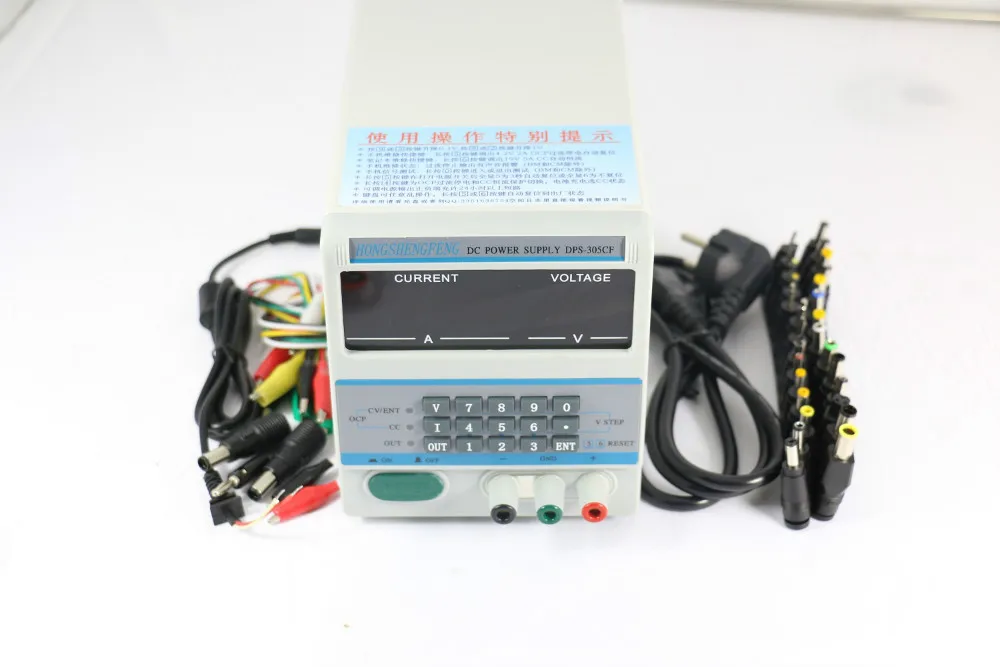 

Adjustable Digital DC Power Supply DPS-305CF 30V 5A 0.1V/0.0001mA Programmable DC power supply +39pcs for Laptop phone repair