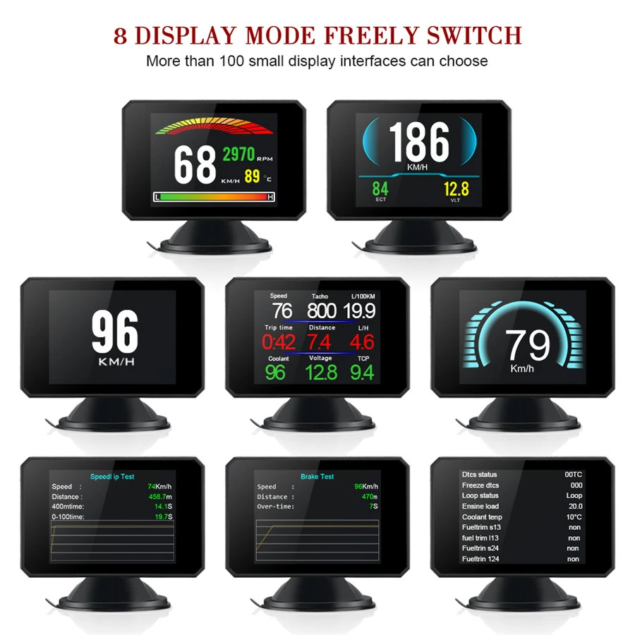 Проектор на лобовое стекло автомобильный 3 9 дюйма OBD2|Проекционный дисплей| |