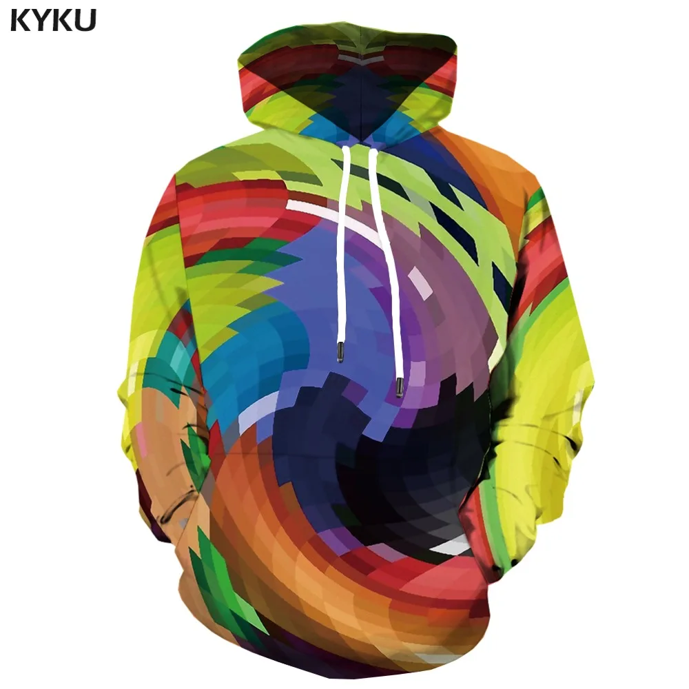 3d Hoodies Rubiks Cube Sweatshirts men Psychedelic Hooded Casual