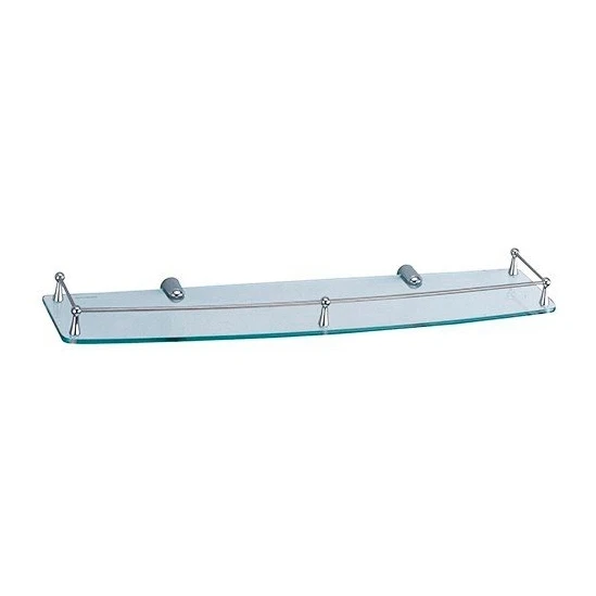Полочка для ванны WasserKRAFT K-555 (Металл, хромоникелевое покрытие, уплотнительные пластиковые кольца)