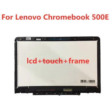 

Free shipping 11.6''For Lenovo Chromebook 500E 5D10Q79736 Lcd Touch digitizer Screen Assembly+Bezel 1366*768
