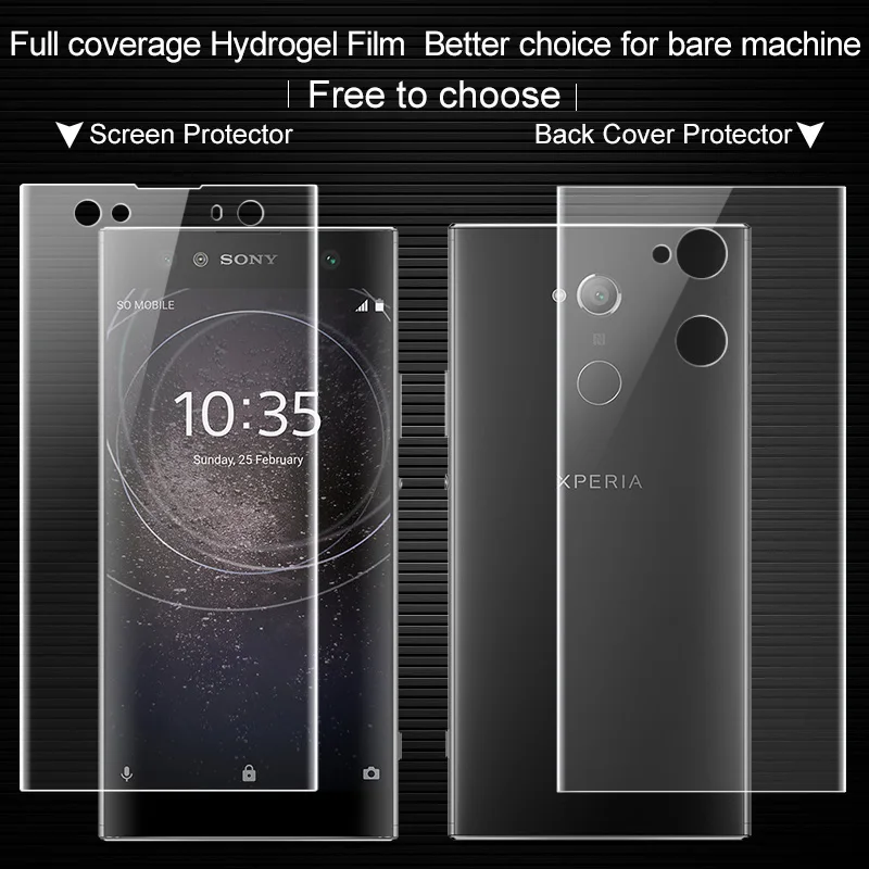For sony xperia xa2 ultra Smartphone Mobile Front/Back Screen Film IMAK 0.15mm Ultra Thin Hydrogel II Full Cover Protector | Мобильные