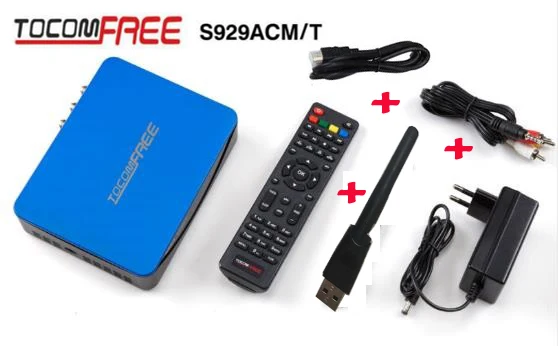

tocomfree s929acm/t+wifi+av satellite receivert with ISDBT IKS SKS DVB-S2 for South America vs skysat s2020
