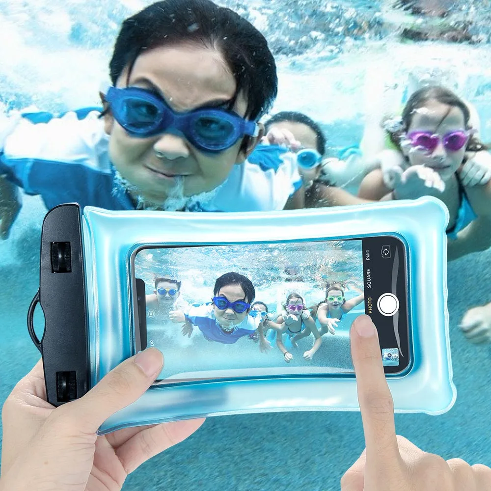 

Universal Cover Waterproof Phone Case For iPhone Samsung Coque Waterproof Bag Dry Pouch Cover Clear PVC Sealed Underwater Case