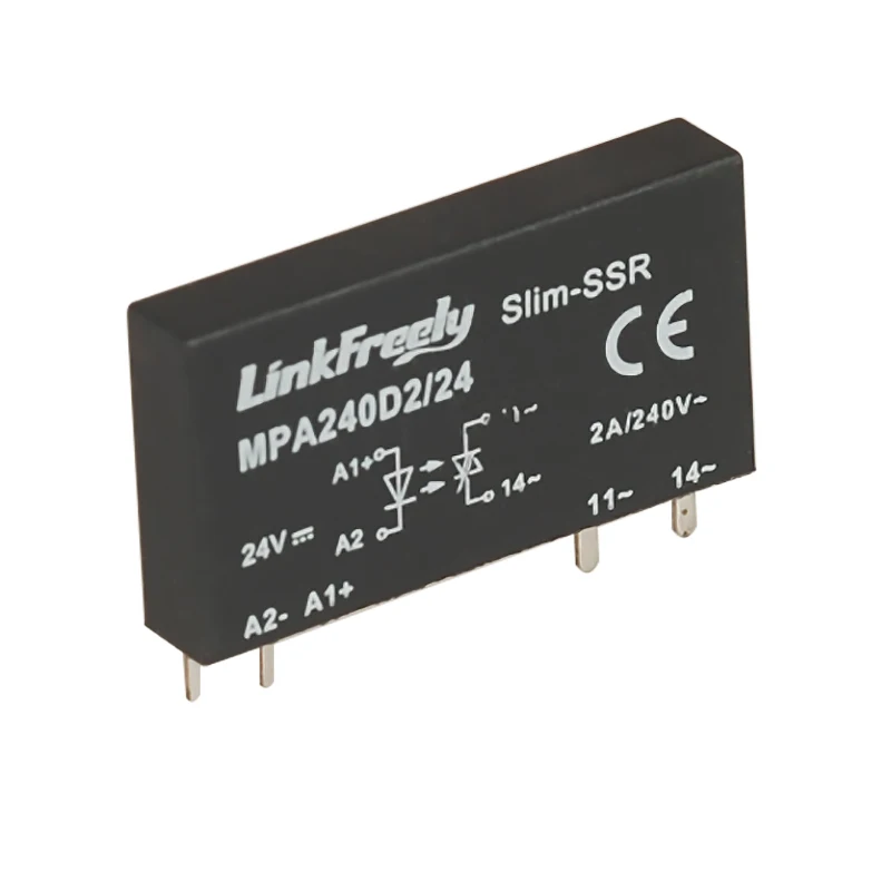 MPA240D2/24 4 Pin PCB микро реле напряжения модуль переключателя 24 В DC в 240VAC/2A выход, умный Авто DC AC SSR твердотельное реле банка