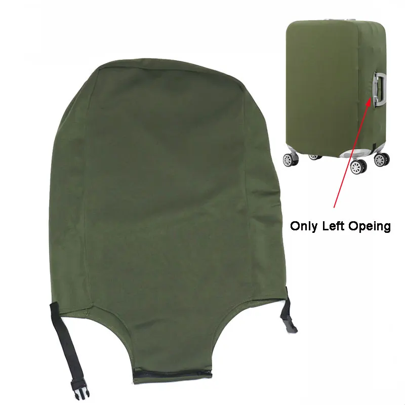 OKOKC дорожный утолщенный эластичный однотонный защитный чехол на чемодан, подходит для 18-32 дюймовых чехлов, аксессуары для путешествий - Цвет: T2406-Green