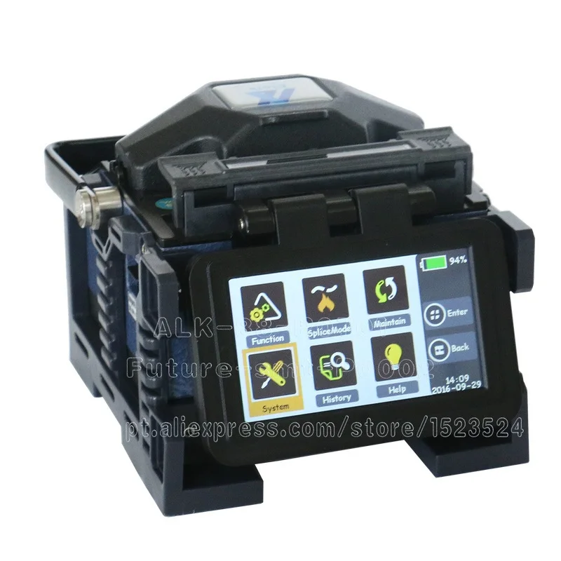 

French/Portuguese/Spanish/English Eloik ALK-88 Fiber Optic Splicing Machine Optical Fusion Splicer