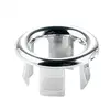1Pc High Quality Bathroom Ceramic Sink Basin Round Ring Overflow Spare Cover Tidy Chrome Trim Wash basin Overflow Ring #20 ► Photo 3/6