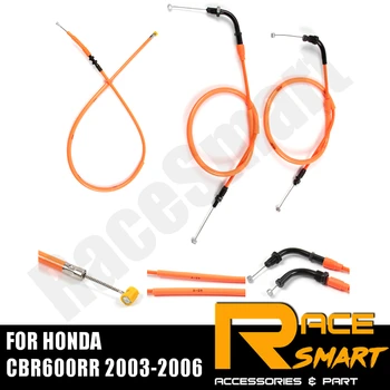 

Motorcycle Throttle Line Clutch Cable Steel Wire Set For HONDA CBR600RR 2003 2004 2005 2006 CBR-600RR CBR 600 RR CBR-600-RR