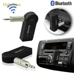 Мини 3,5 мм автомобиля A2DP Беспроводной Bluetooth Car Kit AUX аудио Музыка приемник адаптер Hands free с микрофоном для автомобиля главная Аудио Системы