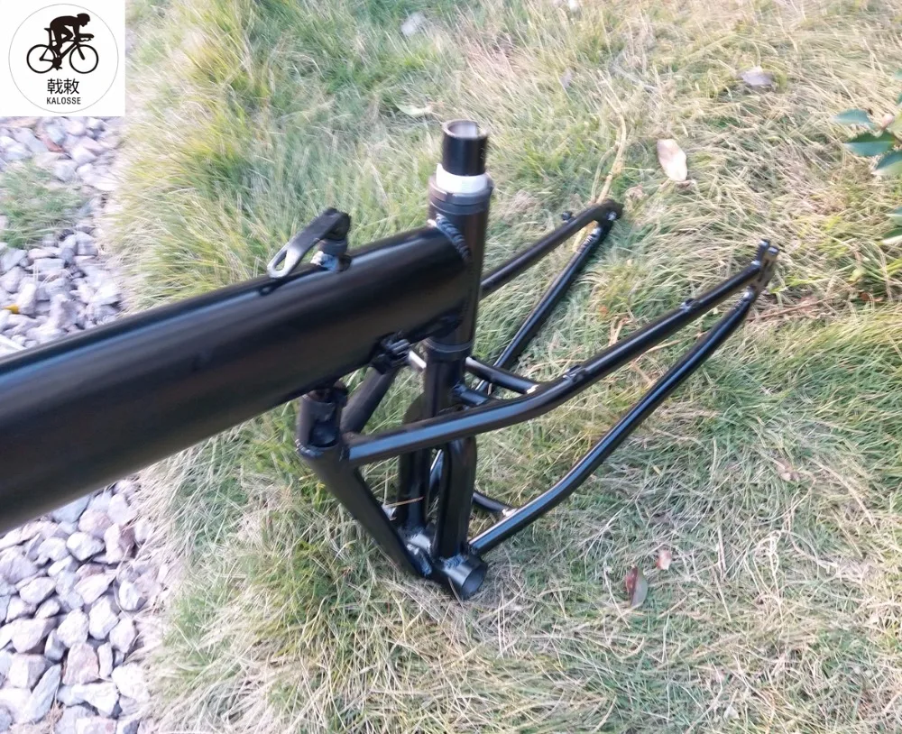 Excellent Kalosse BB 120mm  DIY colors  Folding  Beach bike parts   Fat bike frame  snow bike frame  26*17 inch ,  26*4.0-4.8 tires 4
