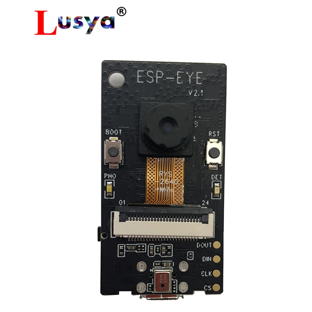 

ESP-EYE ESP32-based development 2-Megapixel camera board Wi-Fi transmission 8MB PSRAM 4MB flash face recognition T0599