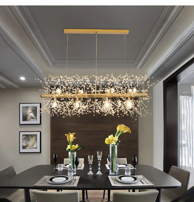 Avenila crystal winter chandelier 