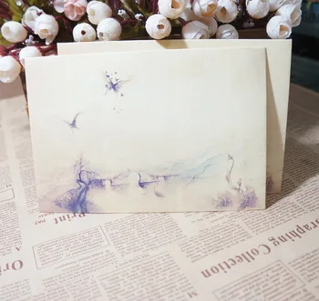 

5pcs BZNVN envelope Chinese Style retro dream personality envelope veil