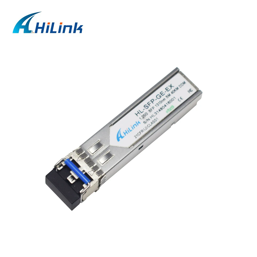 Hilink 2 шт./лот 1 25 г SFP 1550nm 40 км EX двойной волоконно оптический транцеивер модуль с