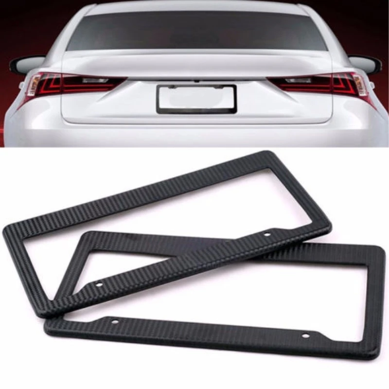 Ford Fusion Black Metal license Plate Frame Holder