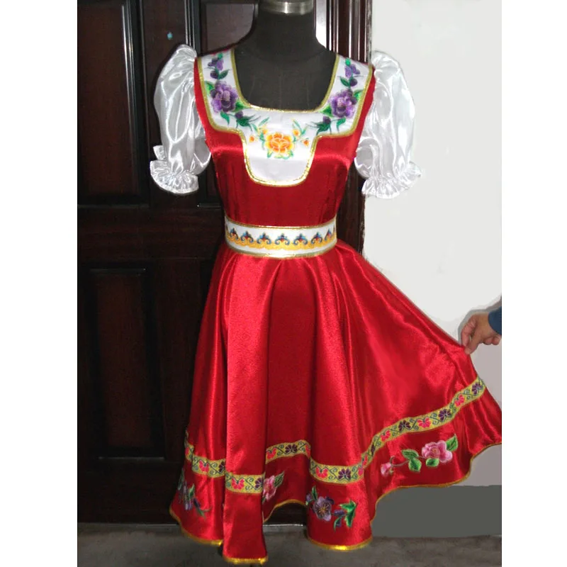 Купить индивидуальные российские народные танцевальные костюмы платье