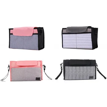 

Fashion Multifunctional Mummy Bag Baby Diaper Nappy Pram Stroller Hanging Bag