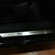 Внешняя Накладка на порог двери автомобиля, приветственная педаль для VW PASSAT B7 B8 sedan