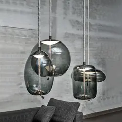 Nordic Гостиная скандинавский кулон лампа Art Tom Dixon дизайн Luminaria декоративное стекло блеск подвесная осветительная арматура