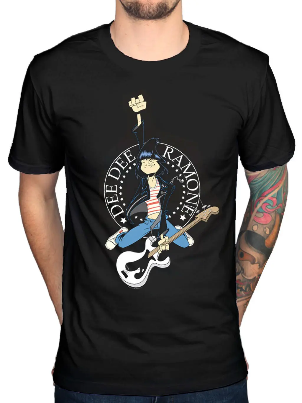 

Official Dee Dee Ramones Dee Dee Hop T-Shirt Punk Rock Joey Commando Mens T Shirts Fashion 2018 Black Style Top Tee