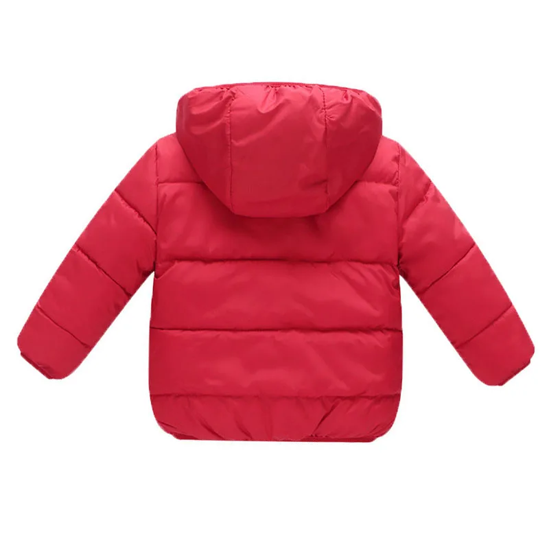 Bibicola зима детская парка для мальчиков хлопок Пальто для маленьких девочек Куртки утепленные бархатные Парка на пуху, комплект одежды для новорожденного мальчика; верхняя одежда