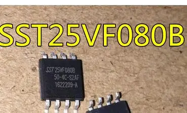 100% новый Бесплатная доставка SST25VF080B-50-4C-S2AF лапками углублением SOP-8 | Электроника