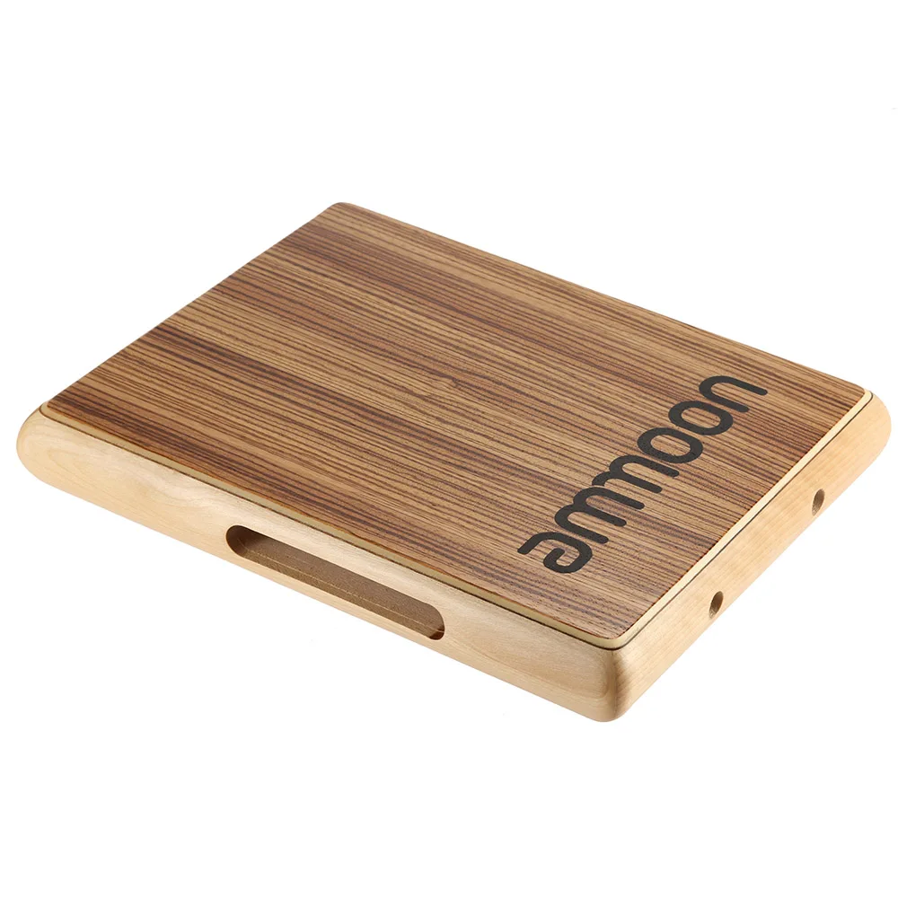 Ammoon Compact Travel Cajon плоский ручной барабан инструмент 31 5*24 5*4 5 см|Детали и аксессуары|