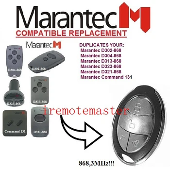 

2pieces MARANTEC Command 131 D302 D304 D313 D323 D321 868MHZ replacement remote control free shipping