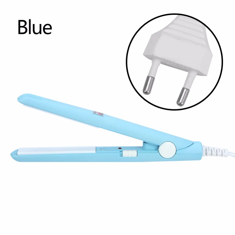 Мини утюжок для выпрямления волос с евровилкой 220 В|hair flat iron|flat ironhair straightener irons |
