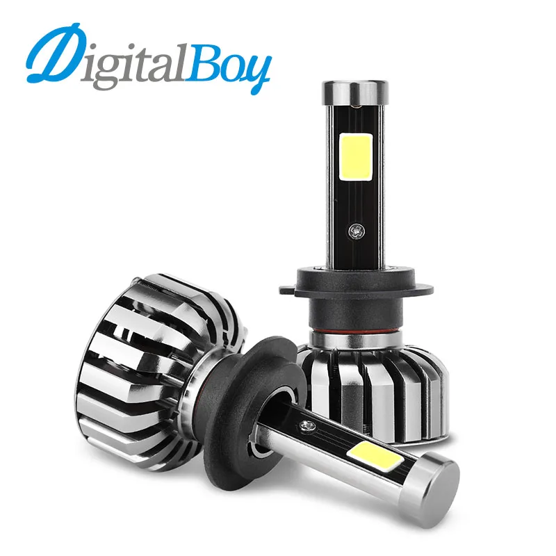 

Digitalboy Car LED Headlight 80W Auto LED Headlamp Bulb Fog Light 6000K for H1 H3 H4 H7 H13 H11 881 9004 9005 9006 9004 Bulbs