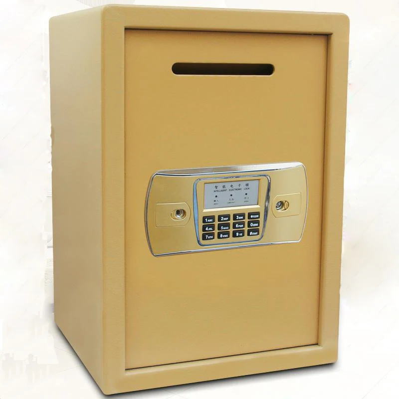 Коробка безопасности, противоугонная электронная банка для хранения, для хранения денег, для хранения ювелирных изделий, для дома, офиса, безопасная коробка для хранения DHZ033