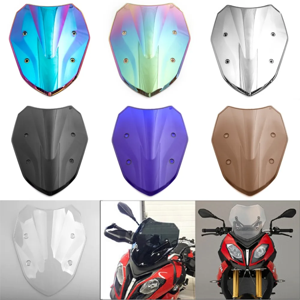 

Areyourshop Motorcycle ABS plastic Windscreen Windshield for BMW S1000XR 2014-2019 2015 2016 2017 Motorcycle Accessories