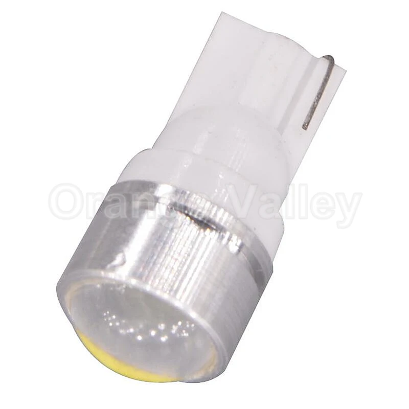 

2Pcs High Quality T10 168 194 W5W COB Car 1 LED Bulbs Backup Auto Dashboard Wedge Reading Interior lights Plate Bulbs DC12V