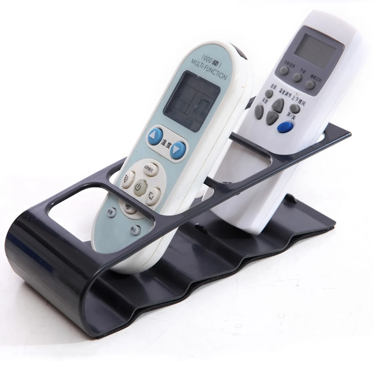 

Behogar Four-frame TV Air Conditioner Remote Control Mobile Phone Holder Key Pen Box Stand Storage Rack Organizer Container