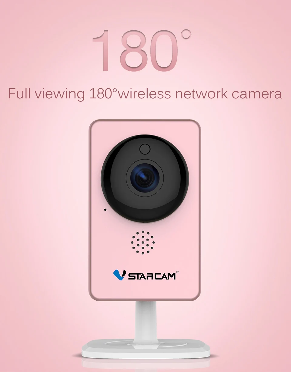 Ip-камера Vstarcam WiFi панорамная 1080P FULL HD мини-камера инфракрасного ночного видения беспроводная сигнализация движения видео монитор C60S