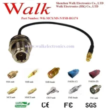 ВЧ-кабель/соединительный кабель/косички: прямой штекер mcx-N гнездовой разъём для подключения с кабель RG174